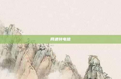 网通转电信