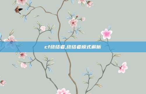cf终结者,终结者模式解析