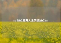 dnf 加点,重开人生天赋加点dnf