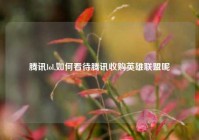 腾讯lol,如何看待腾讯收购英雄联盟呢