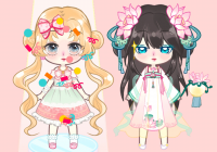 芭比娃娃装扮派对游戏