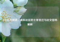 DNF公共频道，虚拟社区的十年变迁与社交密码解析