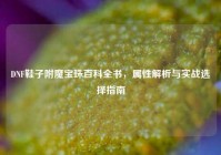 DNF鞋子附魔宝珠百科全书，属性解析与实战选择指南