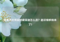 魔兽木叶传说隐藏英雄怎么选？超详细教程来了！