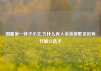 国服第一妹子小艾,为什么有人说英雄联盟没有女职业选手