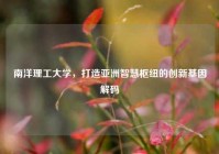 南洋理工大学，打造亚洲智慧枢纽的创新基因解码