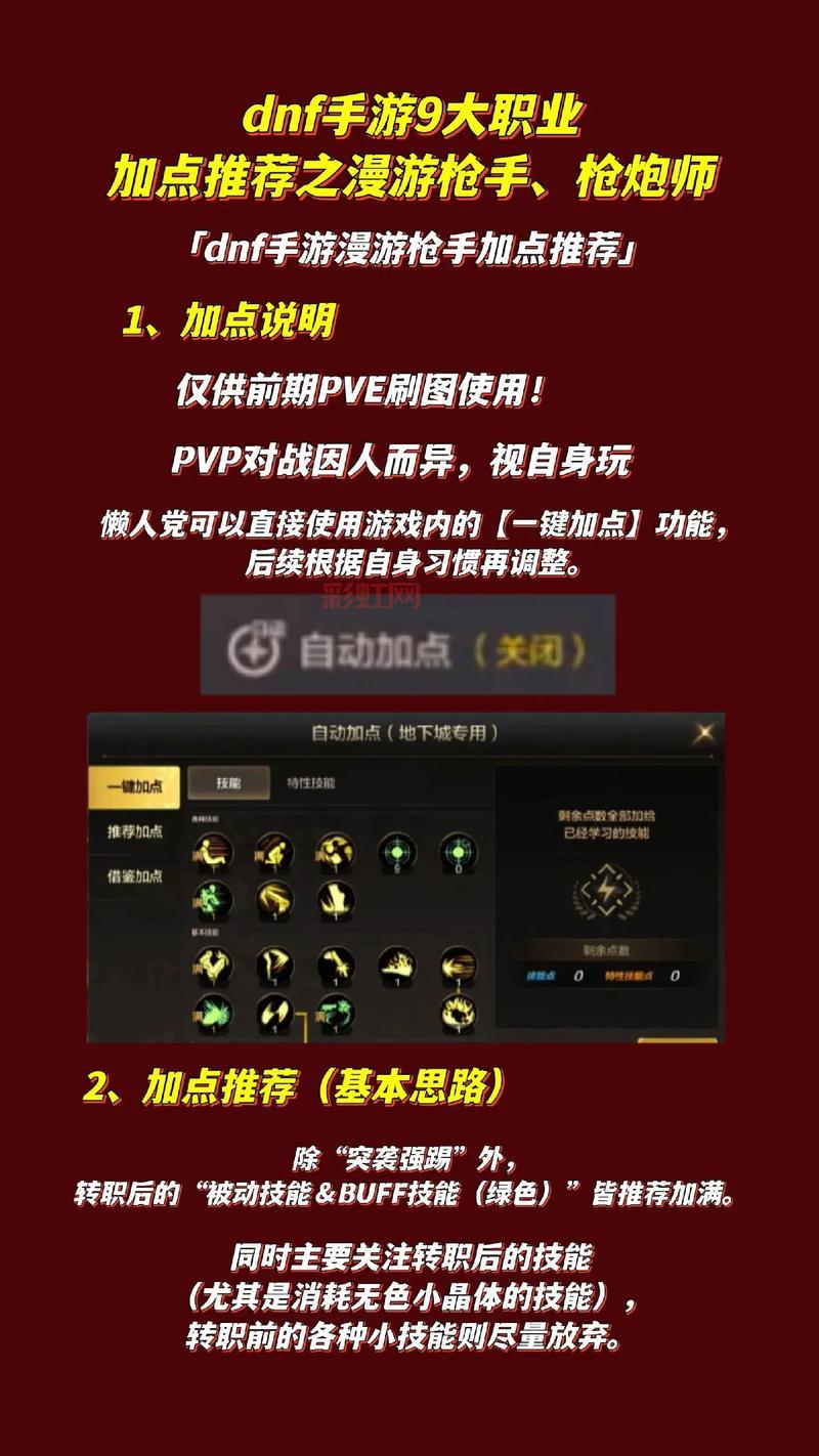 DNF女大枪100级刷图加点推荐，新手必看少走弯路！