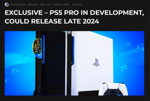 索尼发布会最新动态：PS5 PRO与新游戏曝光！