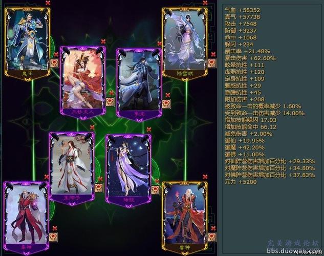 诛仙鬼王真气流6阵灵搭配推荐，道法飙升不是梦！