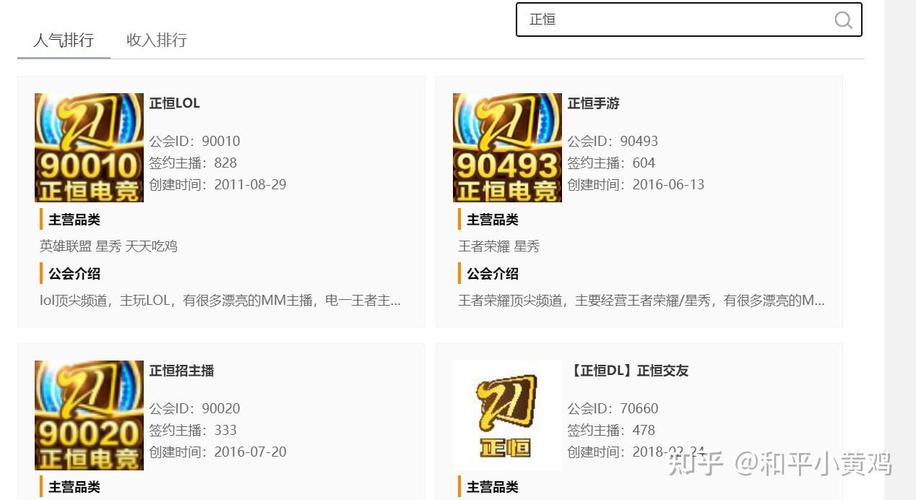 虎牙十大公会排名出炉，看看你喜欢的主播在哪？