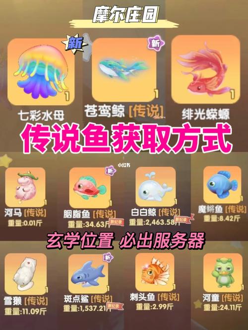 摩尔庄园手游稀有鱼钓取攻略，教你轻松钓到稀有鱼！