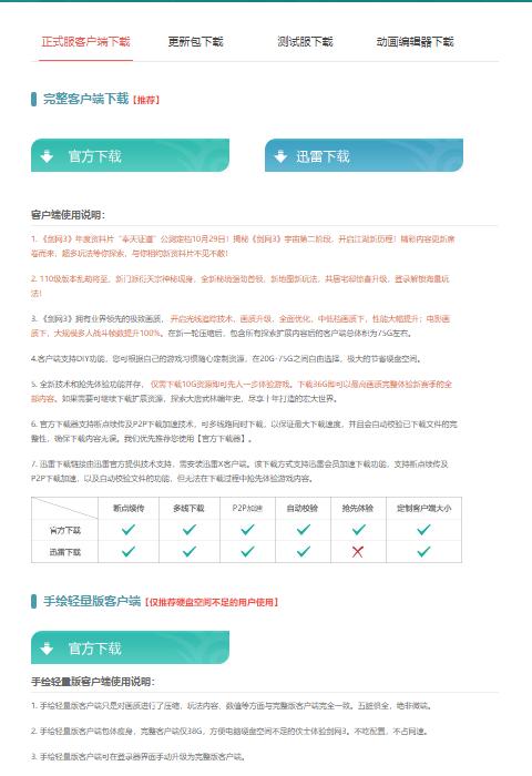 剑网三手绘轻量版下载教程_剑网3点卡游戏_剑网三萌新保姆级攻略
