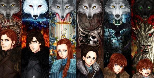 权力的游戏 冰原狼 史塔克家族_权利的游戏史塔克家族最终结局