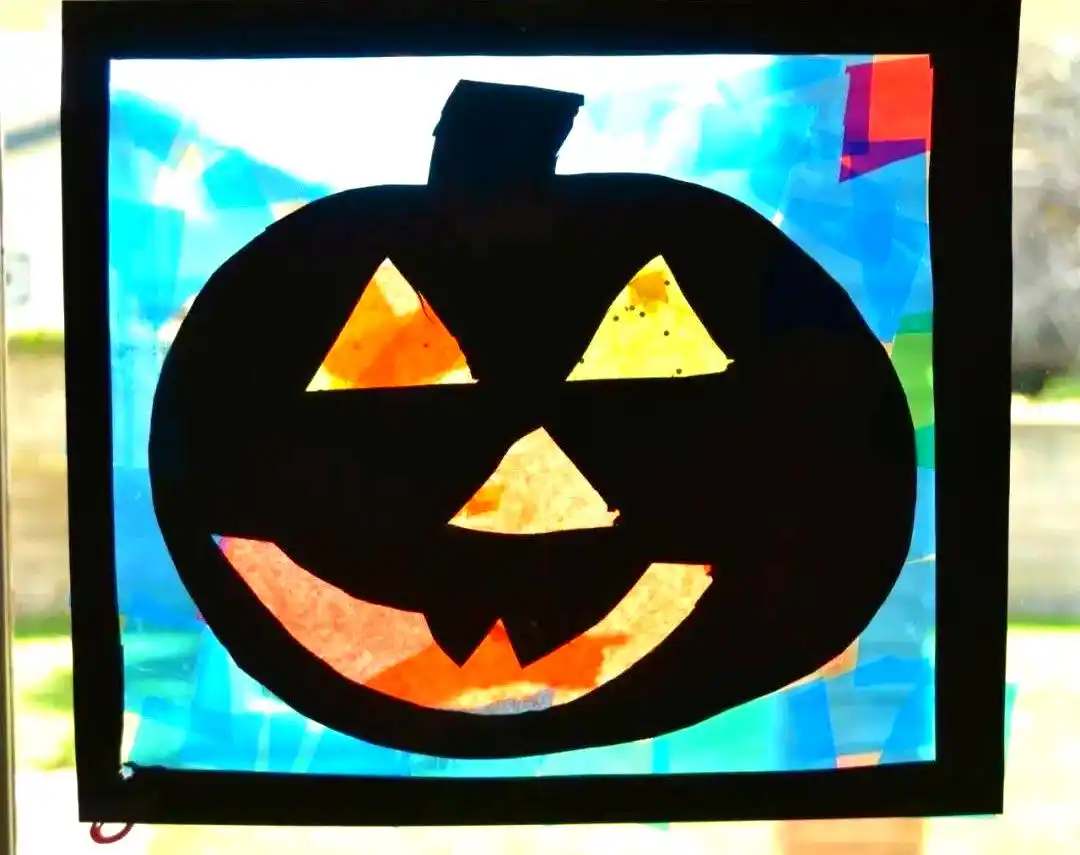 幽灵面具DIY_万圣节DIY手工_万圣节游戏卡制作