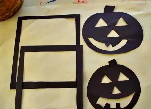 万圣节游戏卡制作_万圣节DIY手工_幽灵面具DIY