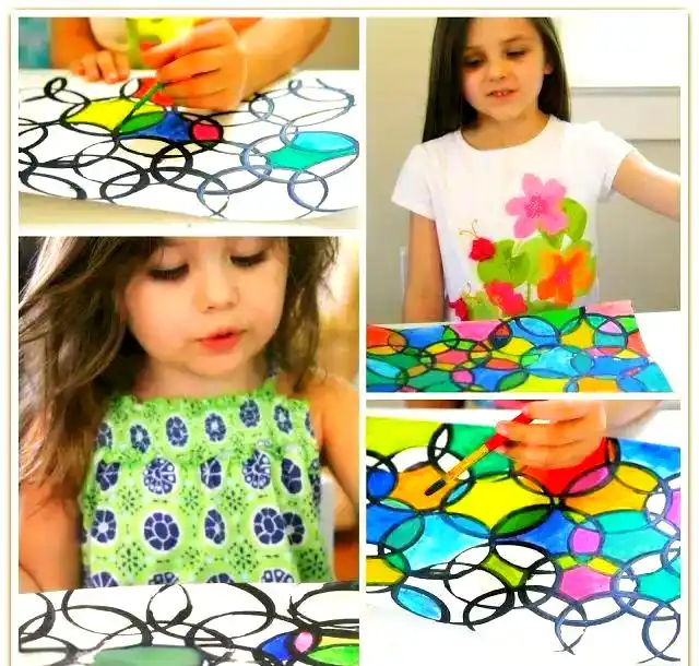 儿童绘画发展阶段_小学生儿童画画游戏_创意绘画游戏方法