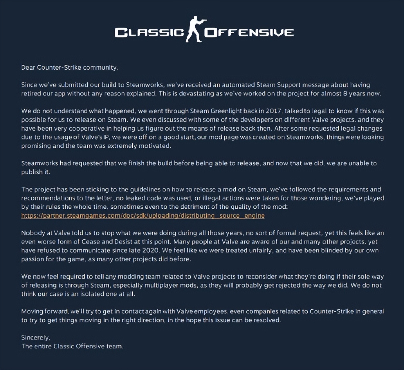 CS:Legacy 重制 V社 许可_CS1.6 重制版 起源引擎 开发者_和cs一样的游戏