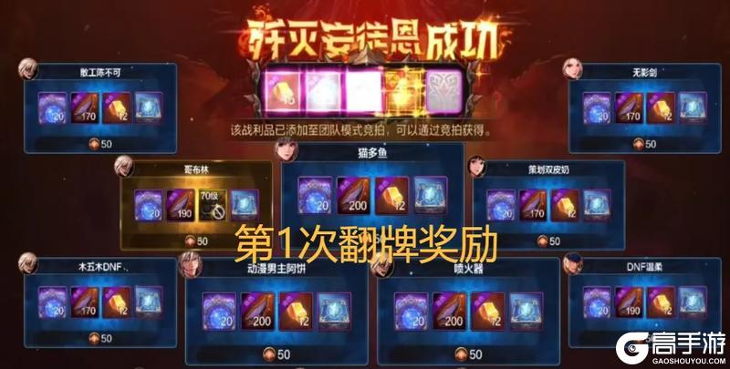 《地下城与勇士:起源》安徒恩通关奖励详解,一波团可以拿3次奖励!