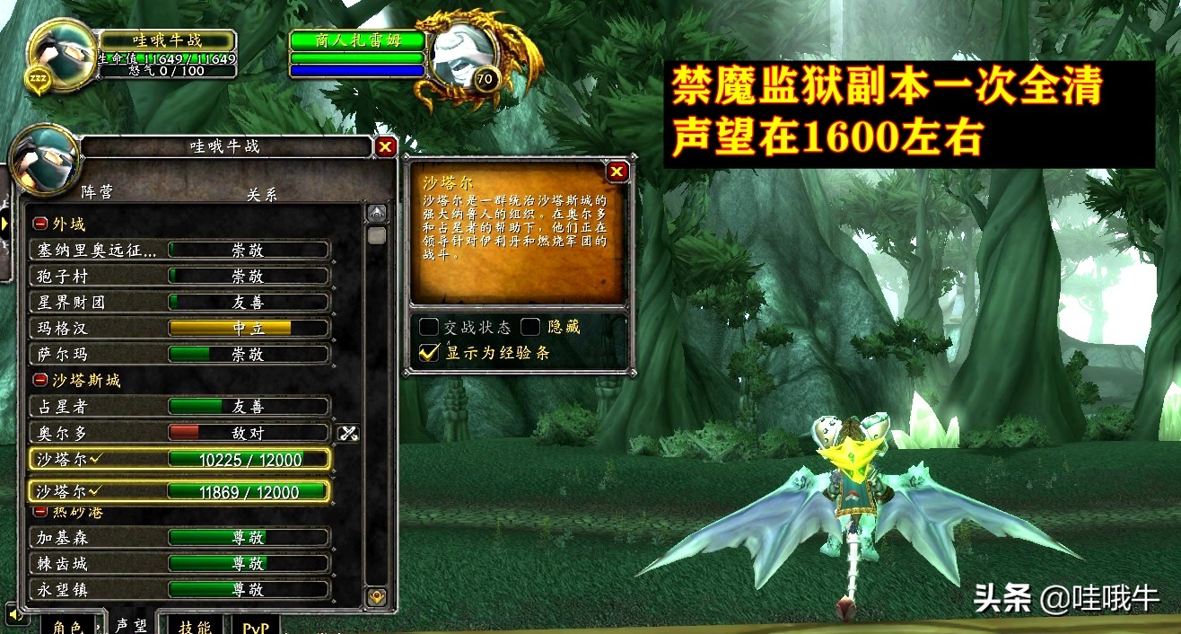 魔兽世界TBC怀旧 外域5大重要声望 如何冲声望更划算 萨尔玛荣耀堡声望刷法_wow时光守护者声望奖励