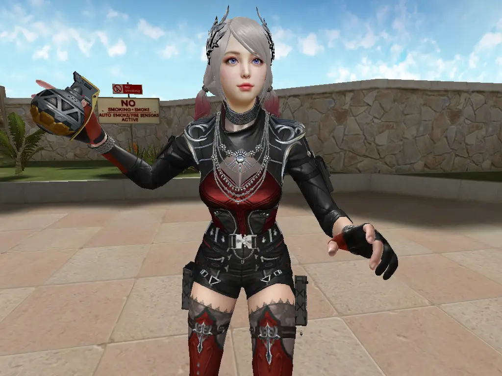 CF体验服新版本暗夜审判角色属性_穿越火线夜玫瑰邪恶图片_CF体验服新版本夜玫瑰幻能朋克角色属性