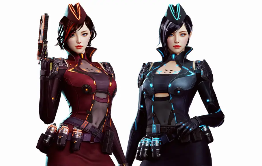 CF体验服新版本暗夜审判角色属性_CF体验服新版本夜玫瑰幻能朋克角色属性_穿越火线夜玫瑰邪恶图片