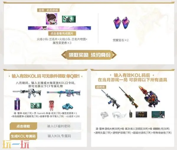 CF穿越火线超级神器活动再次上线！雷神-耀金皮肤限时放送！