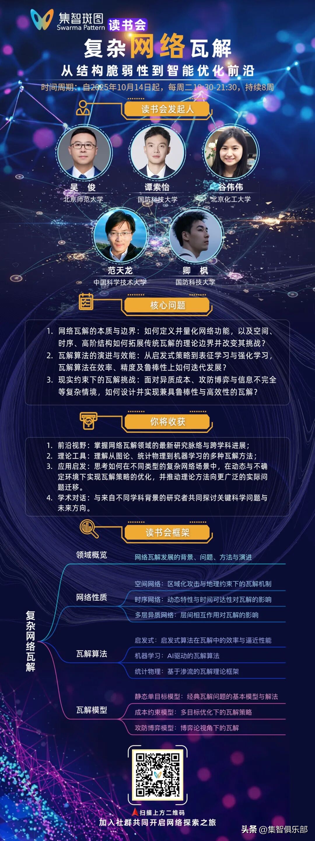 复杂网络瓦解读书会启动：从结构脆弱性到智能优化前沿