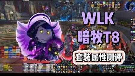 4T8套装效果测评，魔兽世界怀旧服，巫妖王之怒，暗牧，奥杜尔