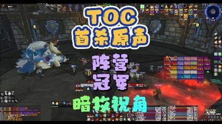 TOC首杀原声视频-3号阵营冠军  巫妖王之怒  魔兽世界