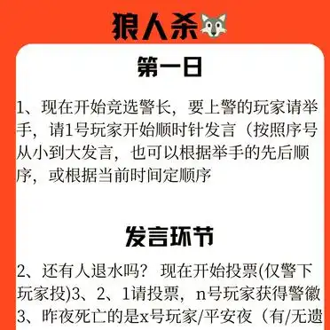 从零开始学狼人杀_狼人杀新手指南_天黑请闭眼狼人版规则