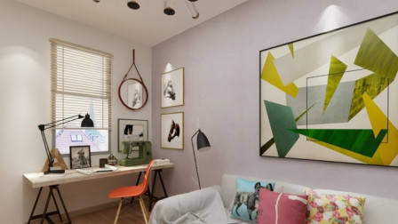 36平方米现代单身公寓02