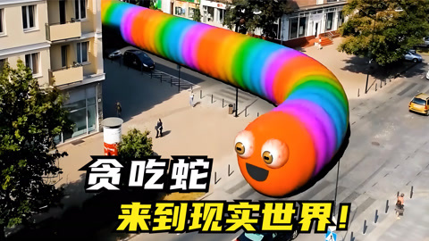 当贪吃蛇来到现实世界，简直是场超级灾难！ - 当贪吃蛇来到现实世界，简直是场超级灾难！