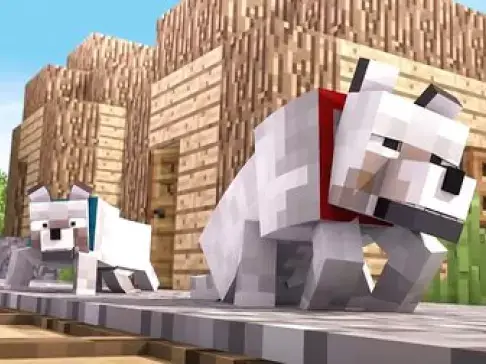 Minecraft 村民可爱的一天 动画短片