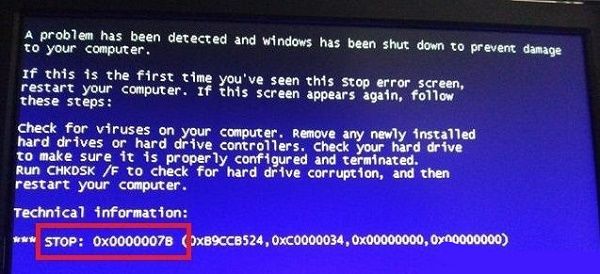 蓝屏 安全模式进不去_硬盘模式设置IDE_0x0000007B蓝屏安全模式进不去