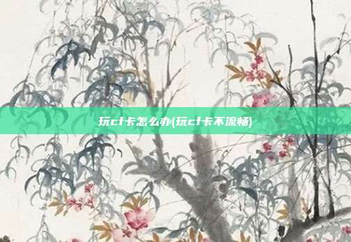 玩cf卡怎么办(玩cf卡不流畅)