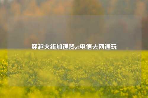 穿越火线加速器,cf电信去网通玩