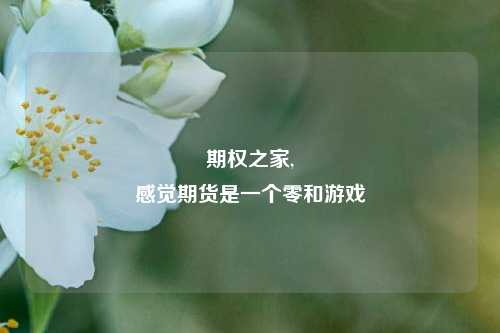 期权之家,
感觉期货是一个零和游戏