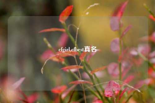 cfgirl,cfbest真名
