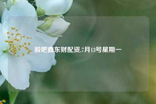 股吧鑫东财配资,7月13号星期一