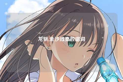 龙斩,金沙滩秦腔唱词