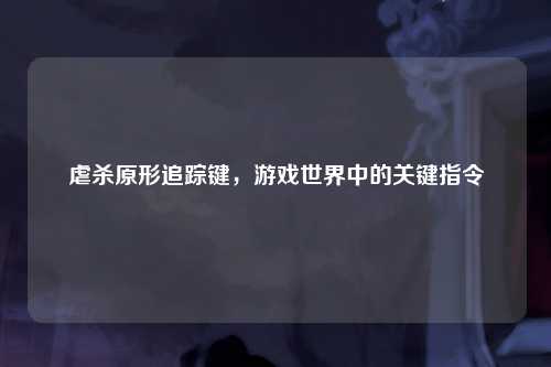 虐杀原形追踪键，游戏世界中的关键指令