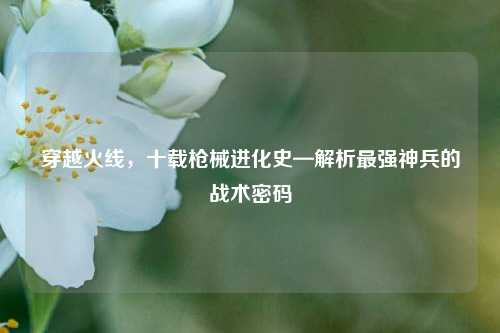 穿越火线，十载枪械进化史—解析最强神兵的战术密码