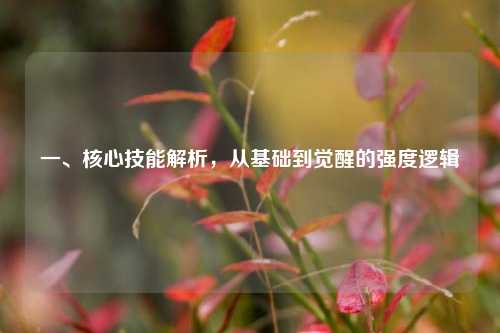 一、核心技能解析，从基础到觉醒的强度逻辑