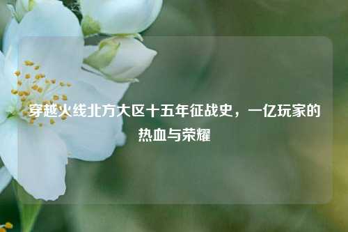 穿越火线北方大区十五年征战史，一亿玩家的热血与荣耀