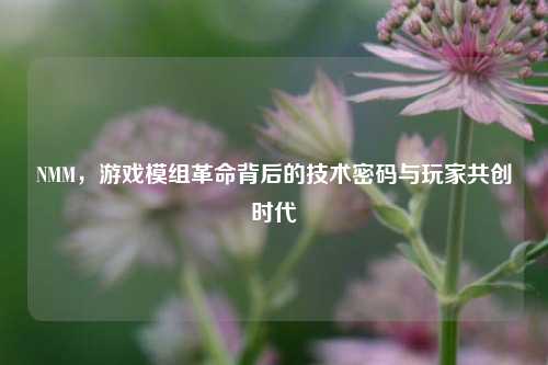 NMM，游戏模组革命背后的技术密码与玩家共创时代