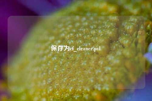 保存为cf_cleaner.ps1