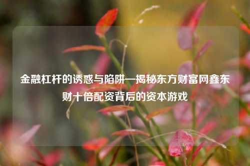 金融杠杆的诱惑与陷阱—揭秘东方财富网鑫东财十倍配资背后的资本游戏